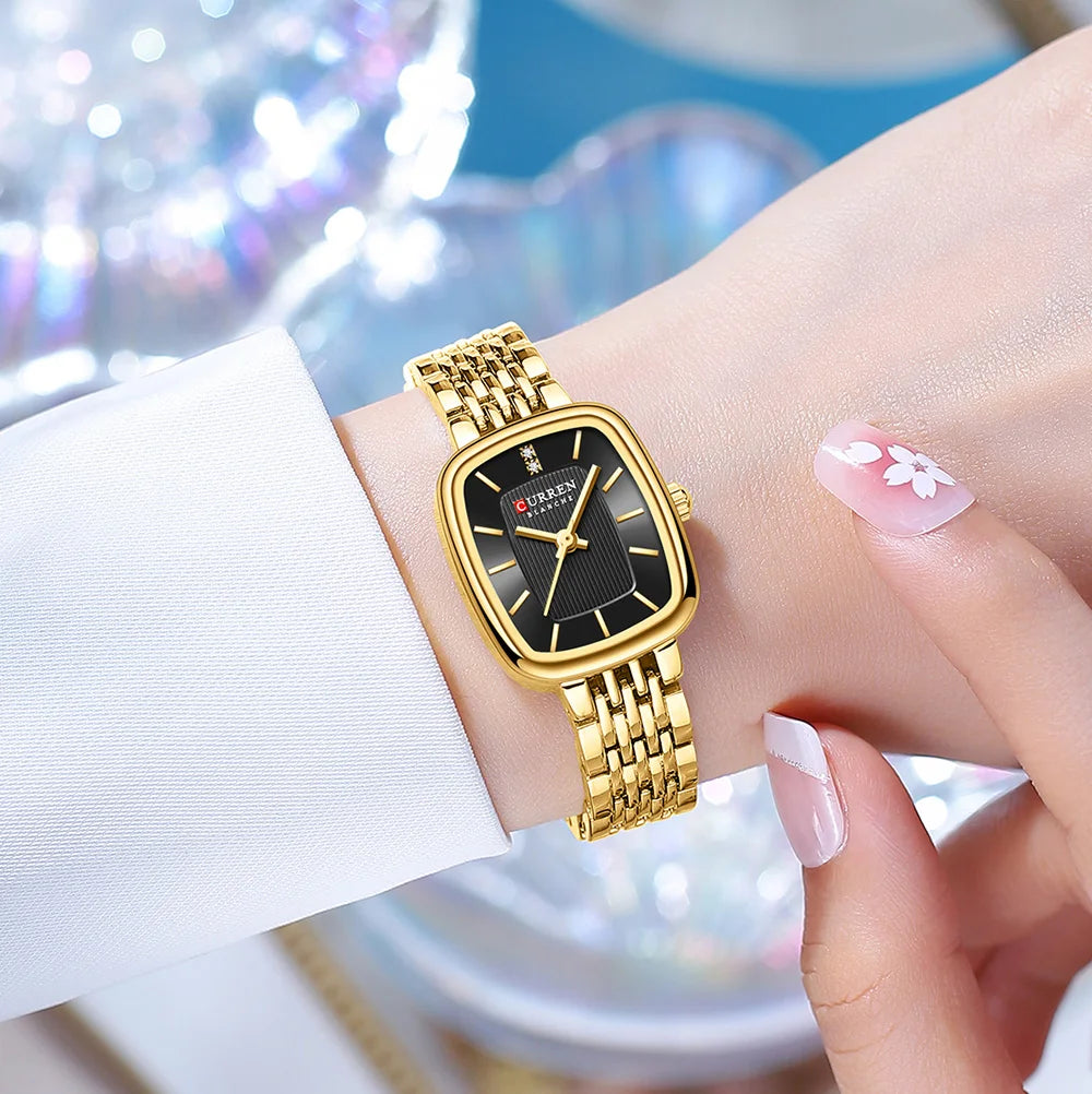 Montre Femme CURREN Dress Fashion Quartz – Bracelet Acier Simple Élégante Intemporelle