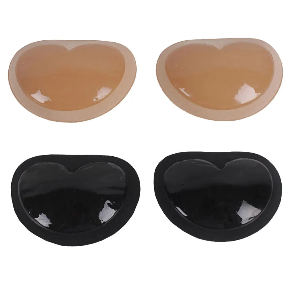 Paire de Coussinets de Poitrine Adhésifs Invisibles Bikini Maillot de Bain – Rembourrage Sponge Respirant Push-Up | Discret