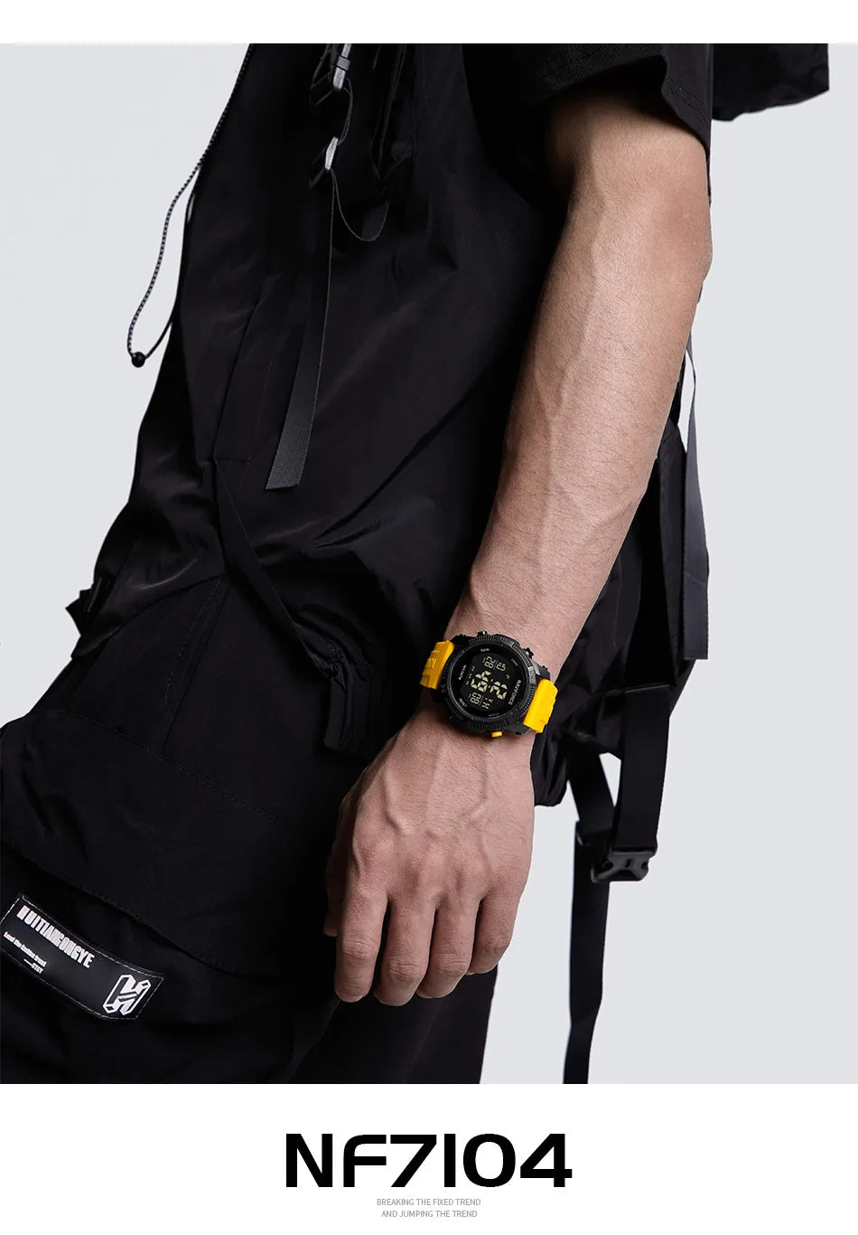Montre Homme NAVIFORCE Sport Électronique Silicone 5ATM – Étanche Tendance Fashion
