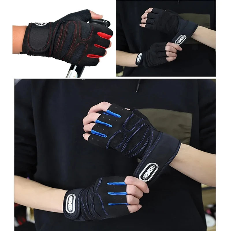 Gants Sport Unisexe Anti-Choc & Anti-Glisse – Protection Poignets | Cyclisme, Randonnée, Musculation & Fitness | Homme & Femme