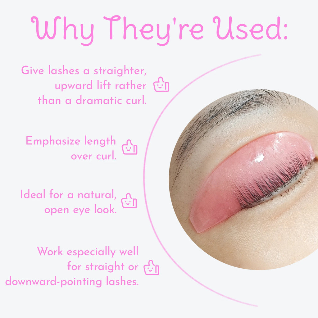 Tiges Silicone Lash Lift Lomansa Korea – 1 Paire Réutilisable | Boucleurs Cils Permanente & Pads Adoucissants