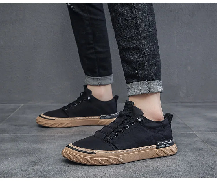 Chaussures Canvas Old Beijing Ice Silk Homme 2024 – Respirantes Casual Tendance Board Shoes