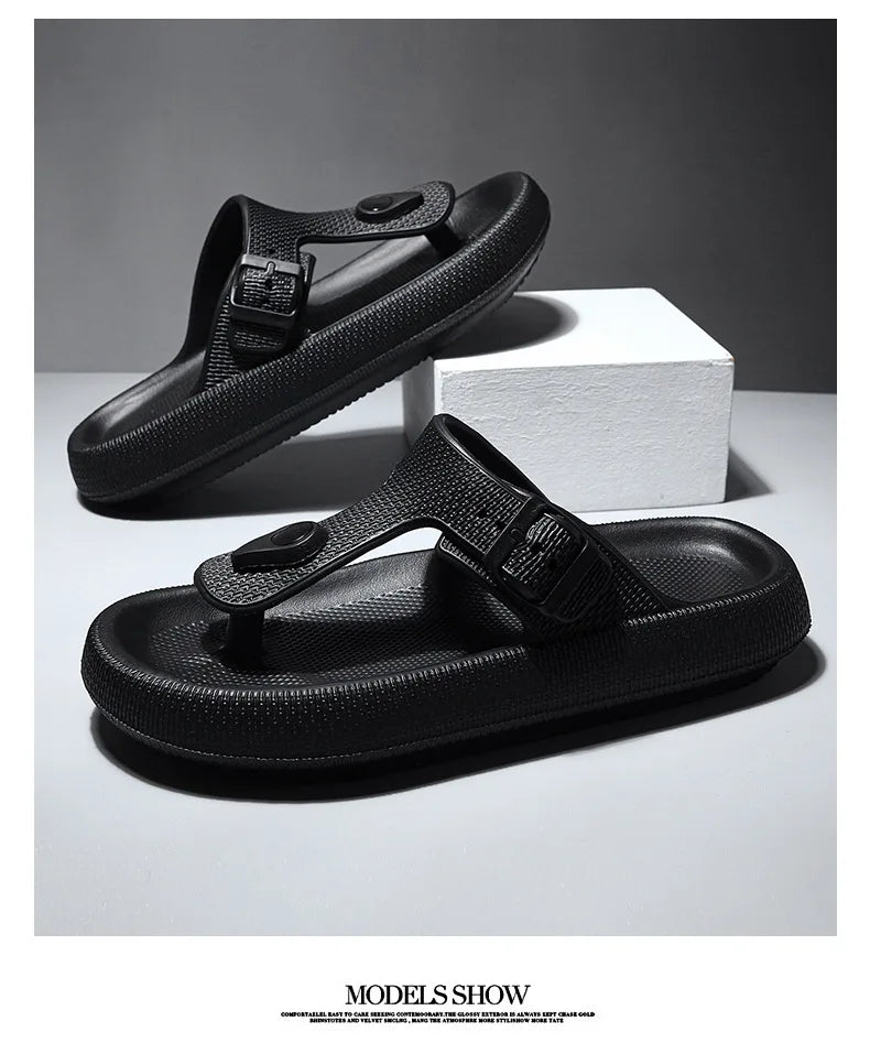 Tongs EVA Comwarm Homme Plage Légères 2025 – Semelle Douce Non-Slip Slides Maison