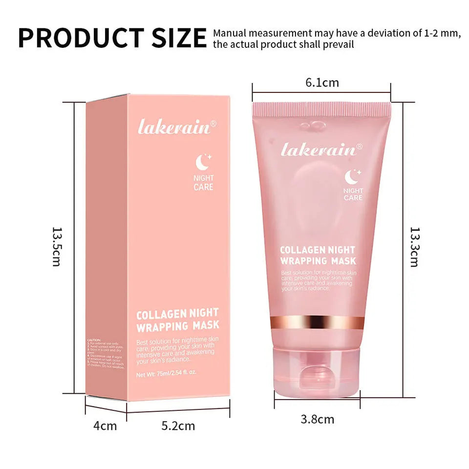Kollagen Peel-Off-Maske - Tiefenhydratation & Festigkeit Nachtpflege
