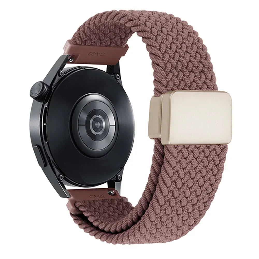 Bracelet Nylon Tressé Magnétique Suunto 20mm & 22mm – Compatible Ocean, Vertical, Race S, 5, 9 Peak Pro DLC & 3 Fitness | Premium