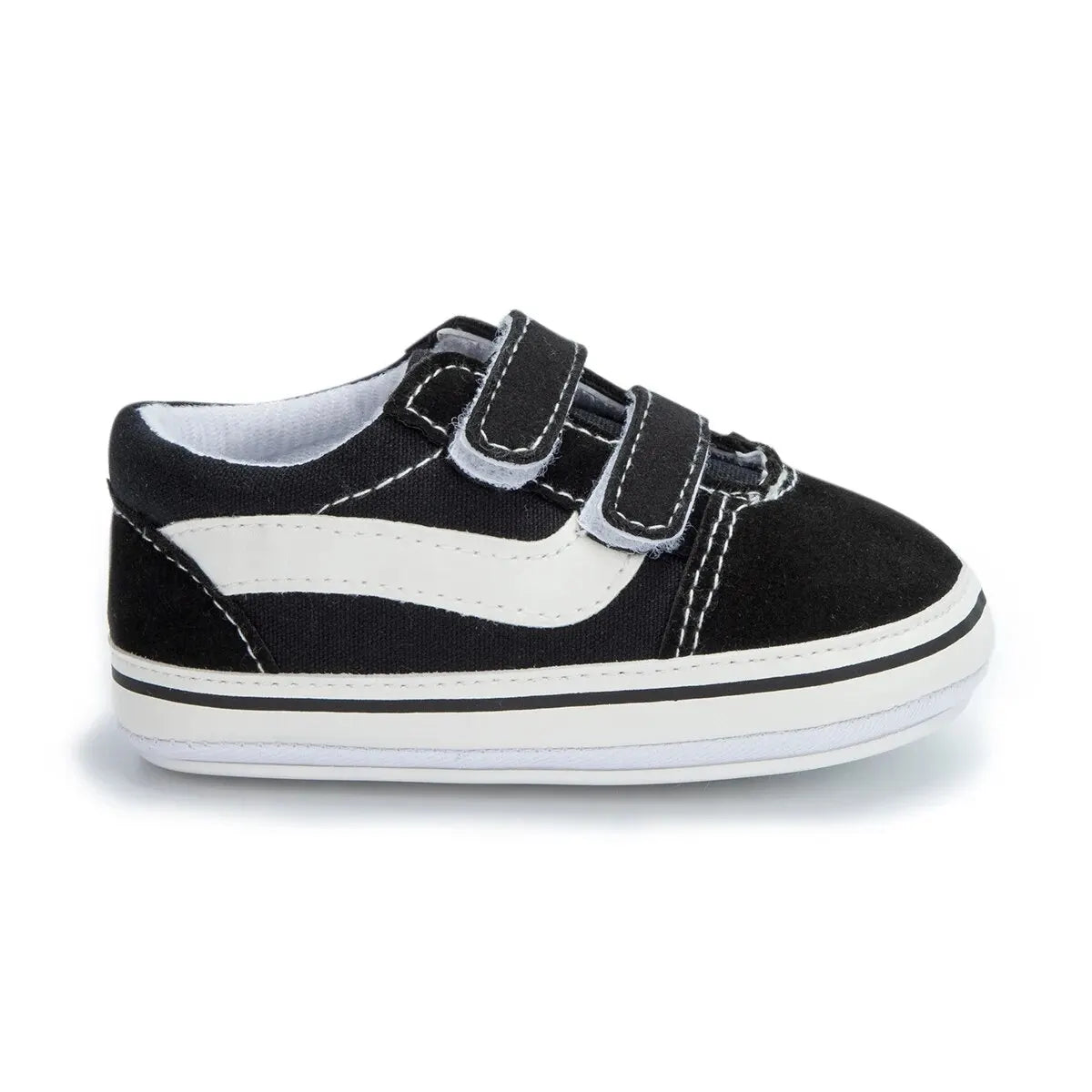 Chaussures Bébé Toile Unisexe Semelle Antidérapante – Sneakers Premiers Pas Garçon Fille Casual