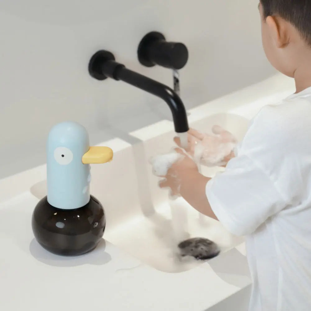 Distributeur de Savon Canard Mignon Sans Contact – Électrique Rechargeable, Automatique | Cuisine & Salle de Bain