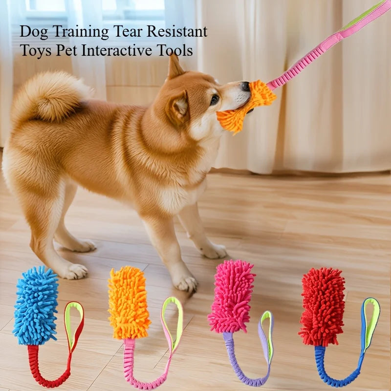 Jouet Corde Chien Anti-Déchirure – Balle Colorée Peluche Puzzle Interactif Dentition