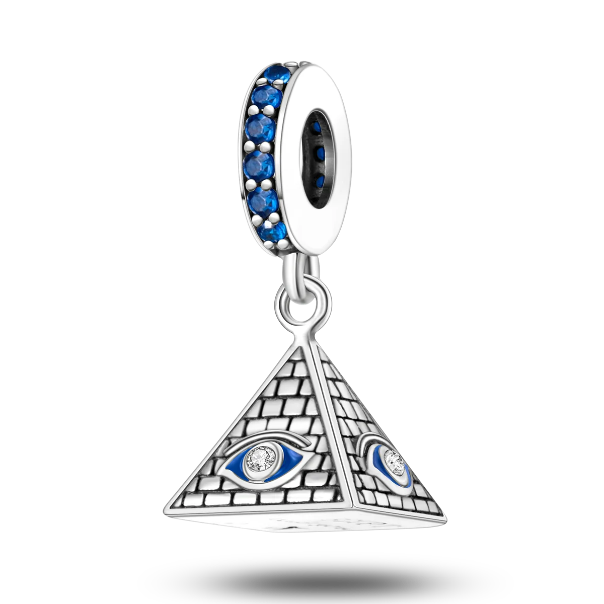 Charm Argent 925 Pendentif Croix, Ange, Pyramide & Pharaon – Breloque Spirituelle & Symbolique DIY | Compatible Bracelet Original | Bijou Personnalisé