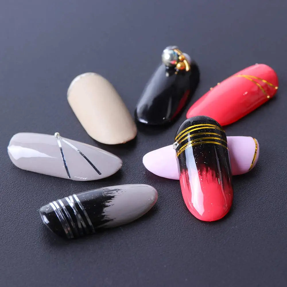 Set Pinceaux Nail Art Professionnel – Acrylique UV Gel Dessin & Dotting | Outils Manucure & Maquillage