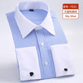 Chemise Homme Classique Poignets Français Manches Longues Coupe Standard – Formelle Business Mariage Bureau Blanche Élégante | Mode Homme Premium