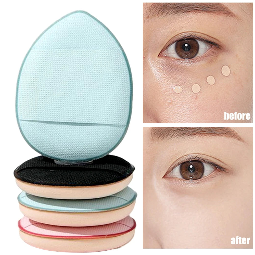 Lot 20 Mini Puffs Coussin d’Air Doigt – Éponge Maquillage Professionnelle | Fond de Teint, Correcteur & Anti-Cernes | Sec & Humide