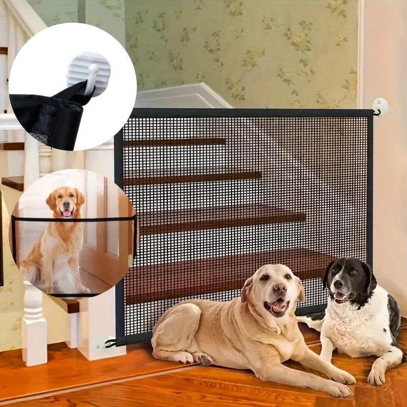 Dog Cat Fence Premium Removable Door Pet Protection Screen