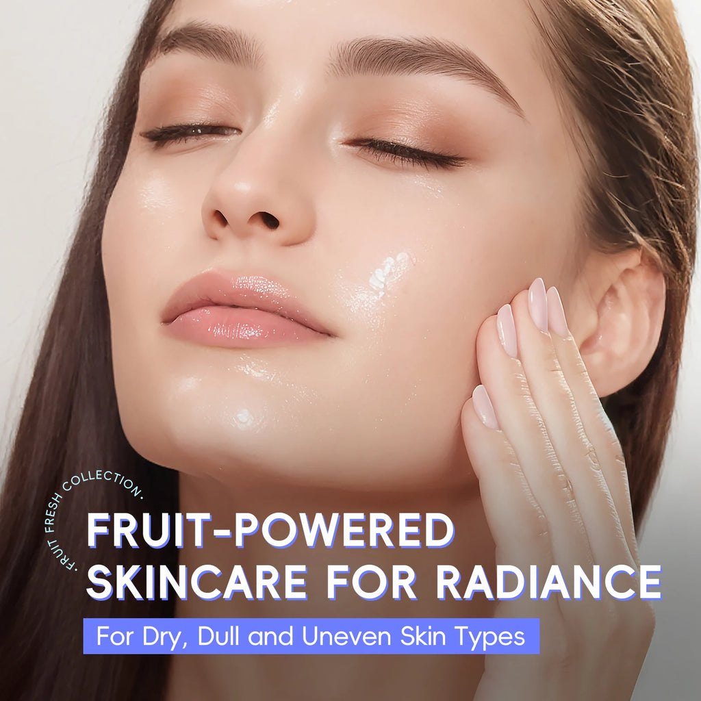 Coffret Soin Visage QUIYUM Fruit Fresh 5 Pièces - Éclat, Hydratation & Anti-Âge