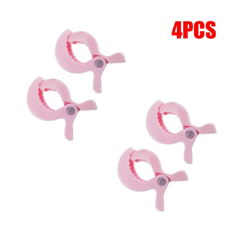 Kinderwagen Clips Zange – 2er/4er Set Multifunktionshaken Autositz Kinderwagen