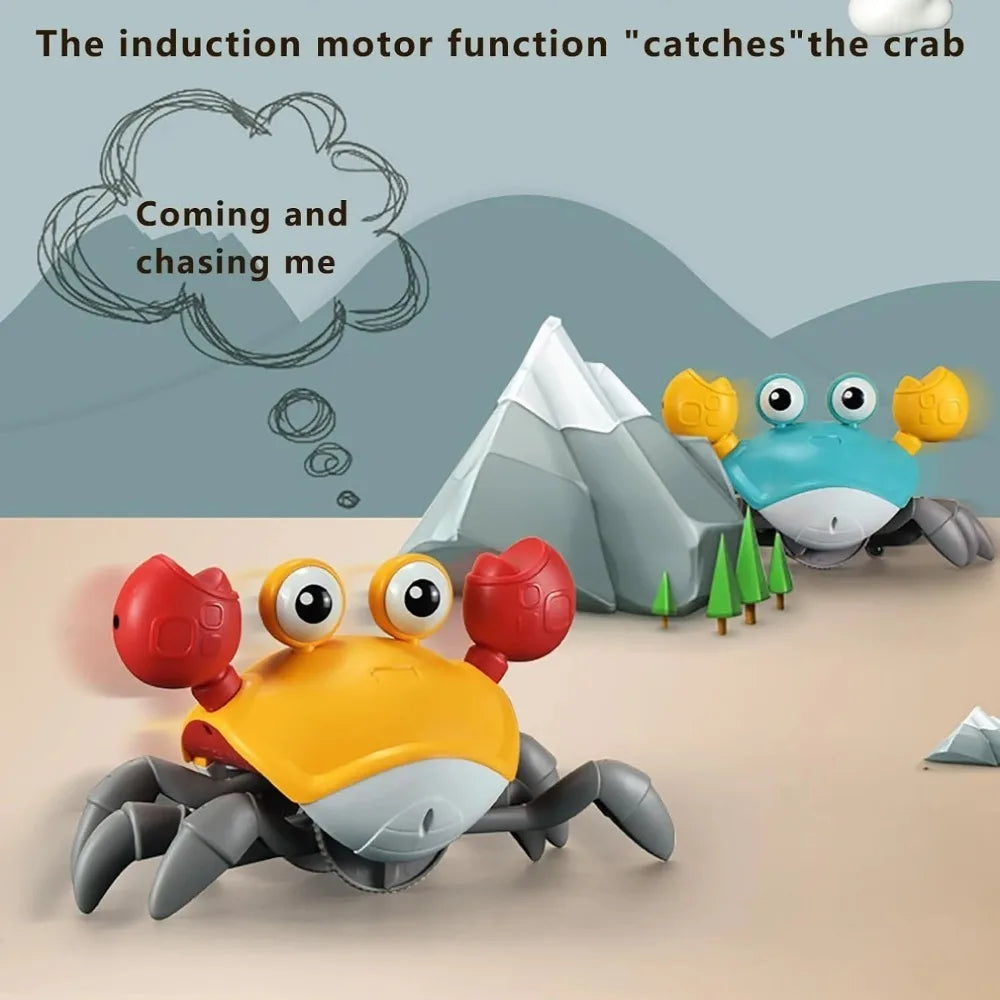 Jouet Interactif Crabe Dansant Chien & Chat Sons Musicaux – Stimulant & Amusant | Jouet Électronique Animaux de Compagnie