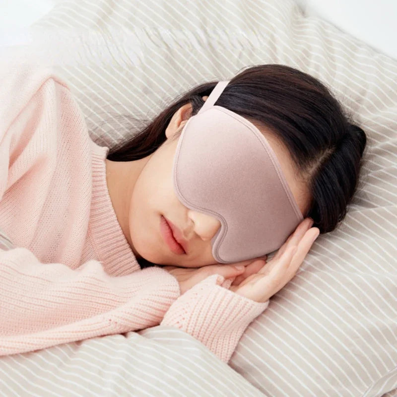 Masque de Sommeil 3D Mousse Mémoire - Occultant Total & Confort Premium
