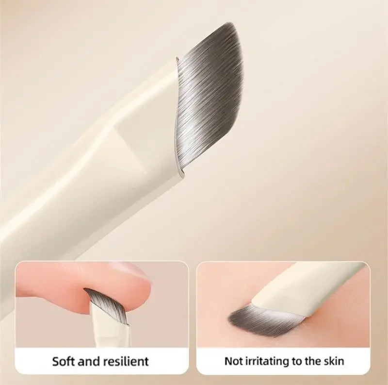 Set Pinceaux Yeux Naturels 5 à 10 Pcs – Fards, Eyeliner & Détail | Poils Ultra-Doux Blancs Maquillage