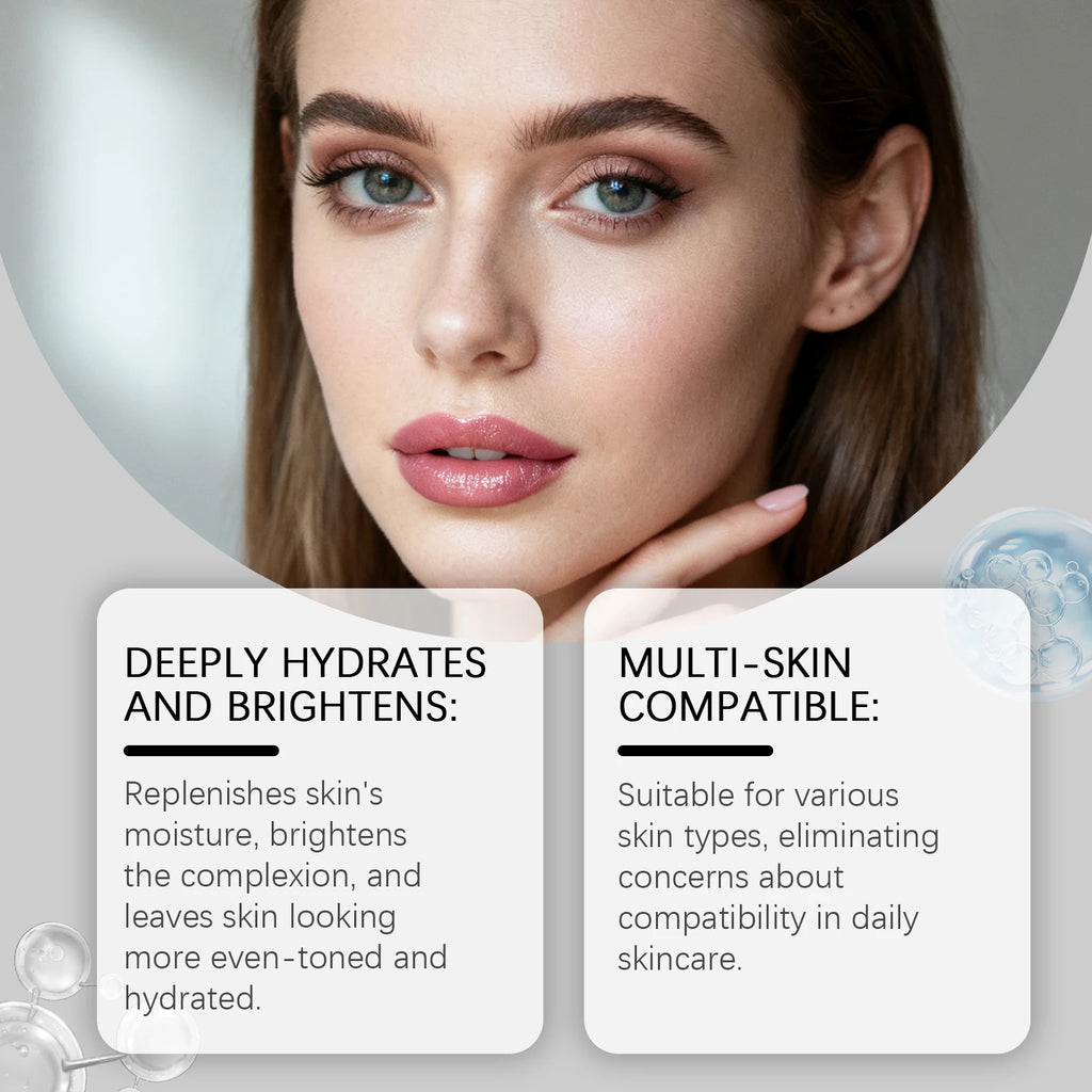 HOYGI Sérum Visage 5-en-1 – Vitamine E Collagène Anti-Rides Raffermissant Hydratant Éclat Pores
