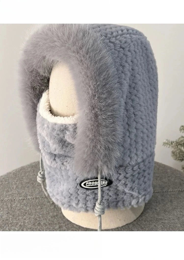 Bonnet Russe Polaire avec Cagoule – Protection Thermique Coupe-Vent | Ski, Vélo & Grand Froid