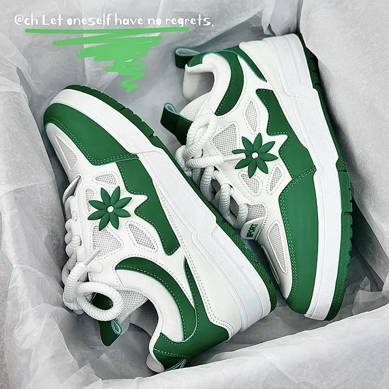 Sneakers Plateforme Vulcanisées Homme – Semelle Épaisse Respirantes Résistantes Sport Casual