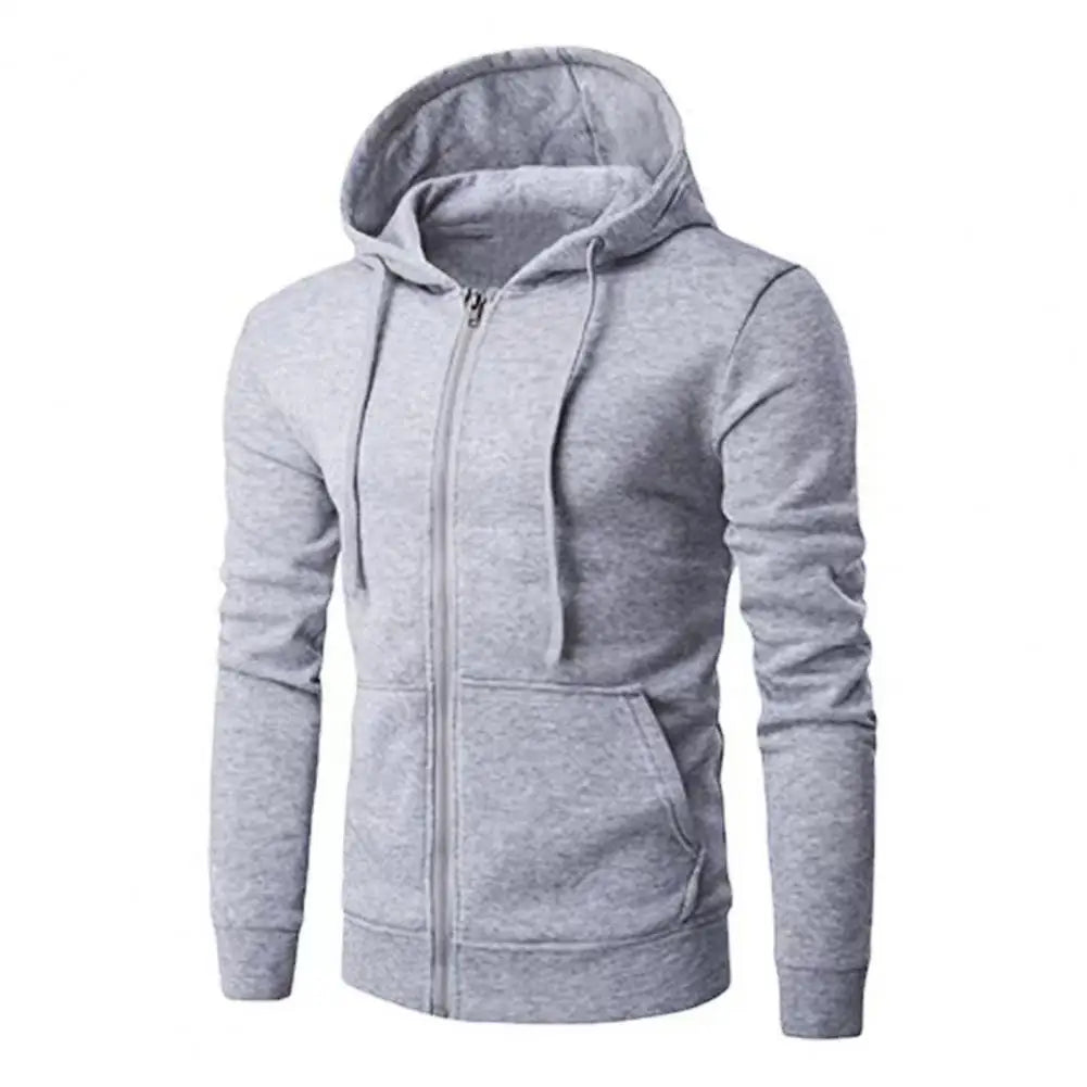 Sweat à Capuche Homme Zippé Slim Fit Manches Longues Casual Automne Fashion Élégant Confortable Intemporel Tendance – Hoodie Zippé Premium Slim Fit Automne | Mode Homme Hoodie Premium Automne