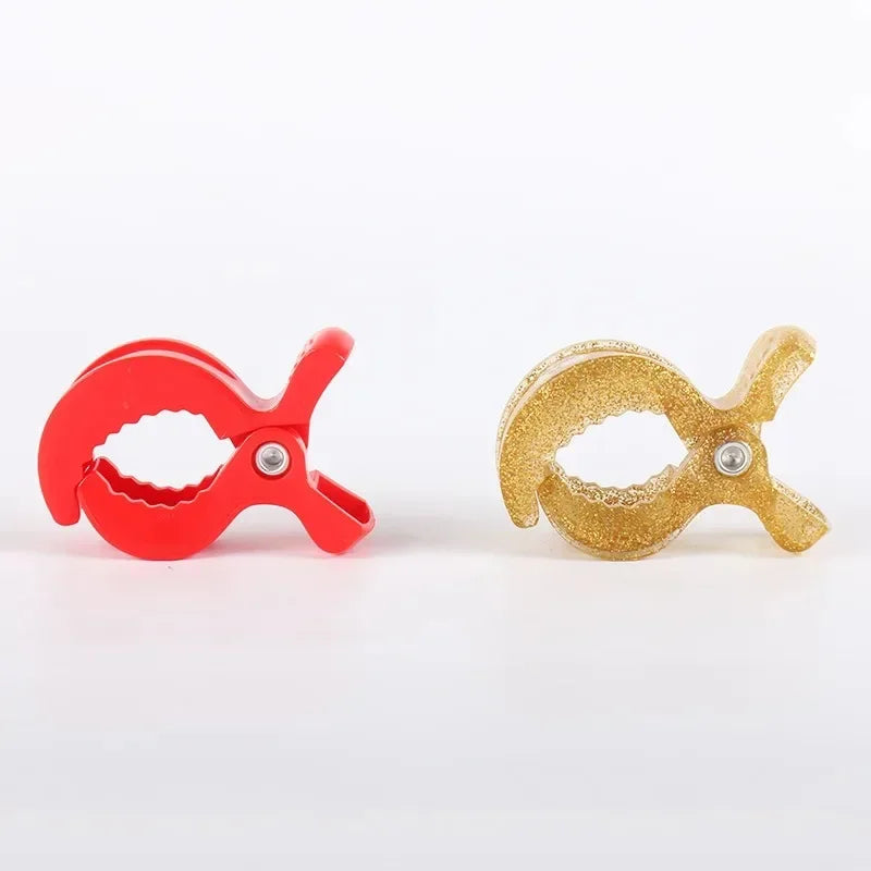 Pinces Clip Poussette Bébé – Lot 2/4 Crochets Multifonctions Siège Auto Landau