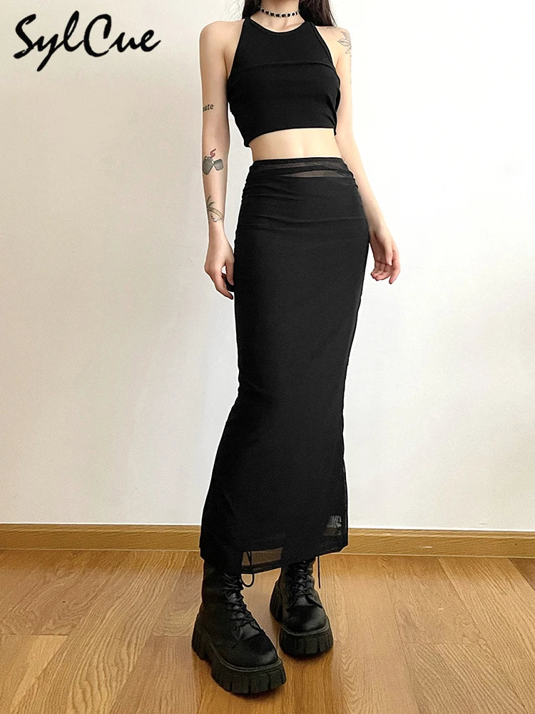 Sexy High-Waist Stretchrock - Enganliegend, Freizeit, Streetwear für Sommer & Reisen Damen | Sylcue