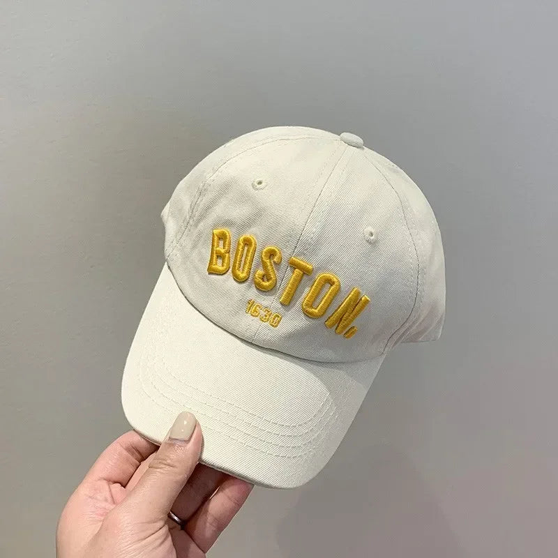 Casquette Baseball Enfant Brodée Lettre Unisexe – Bob Soleil Réglable Printemps Été Garçon Fille Bébé