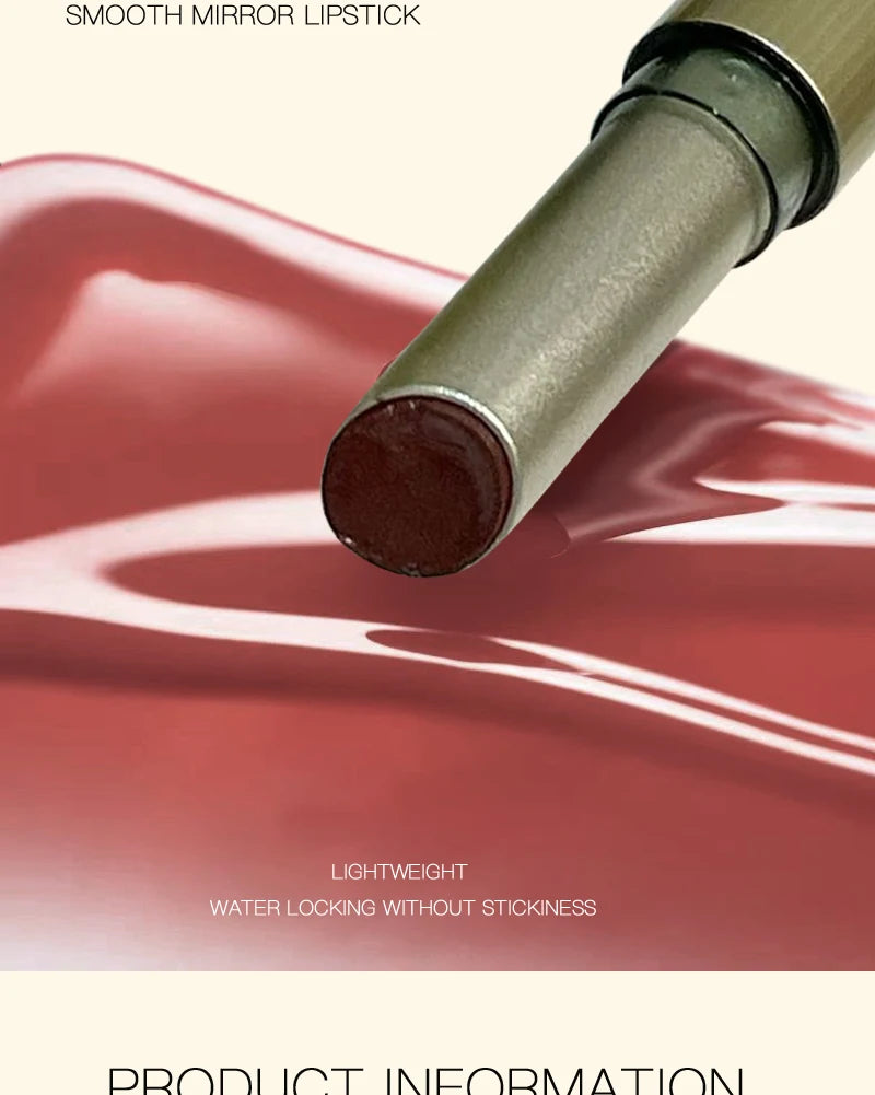 Gloss Jelly Chocolat Brun – Stylo Miroir Nacré Waterproof | Lèvres Hydratées & Brillantes