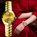 ORUSS Damen Armbanduhr Business Casual Luxus Edelstahl Quarz Datum Tag Wasserdicht 30M – Elegant Fashion