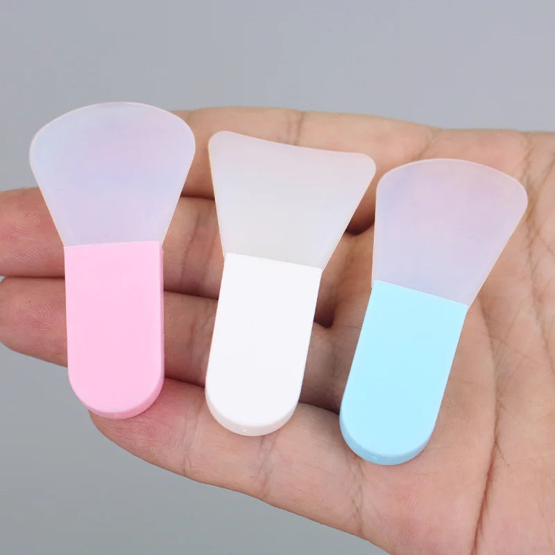 Set 3 Pinceaux Masque Visage en Silicone – Applicateur Argile, Boue & Crème | Outil Soin Visage DIY & Salon