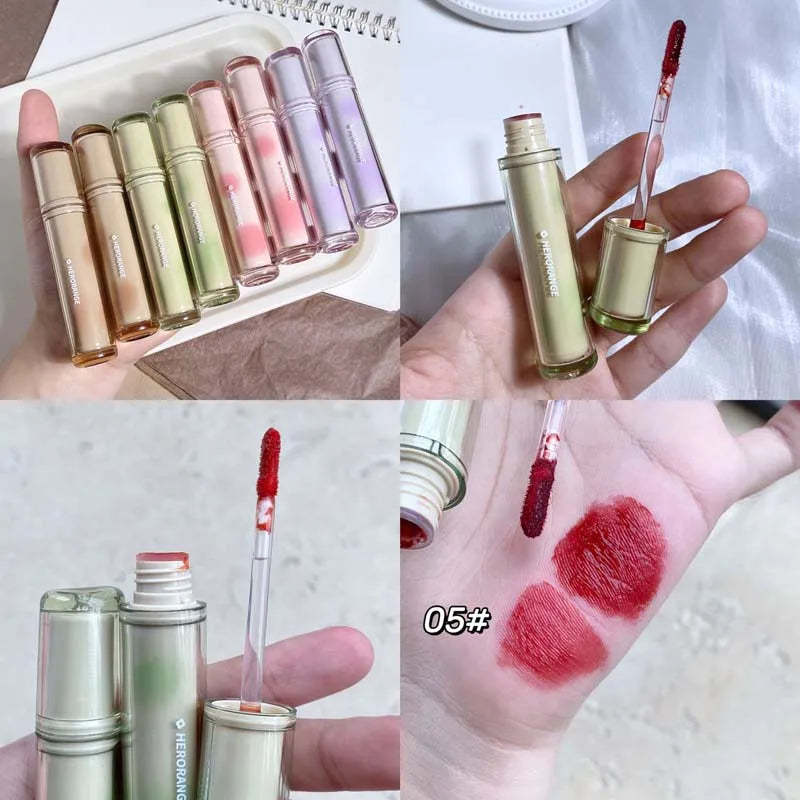 Gloss Miroir Iced Tea – Lip Glaze Jelly Transparent Waterproof | Rouge à Lèvres Liquide Effet Glacé