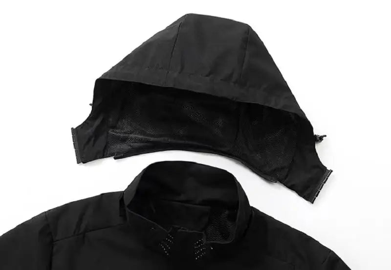 Veste Imperméable Homme Légère Capuche Outdoor Randonnée Coupe-Vent Anti-Pluie Escalade Trekking – Imperméable Sport Nature | Mode Homme Outdoor Premium