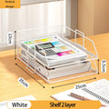 Trieur Bureau 4 Niveaux Empilable Noir – Organisateur Courrier Documents Papier Lettre