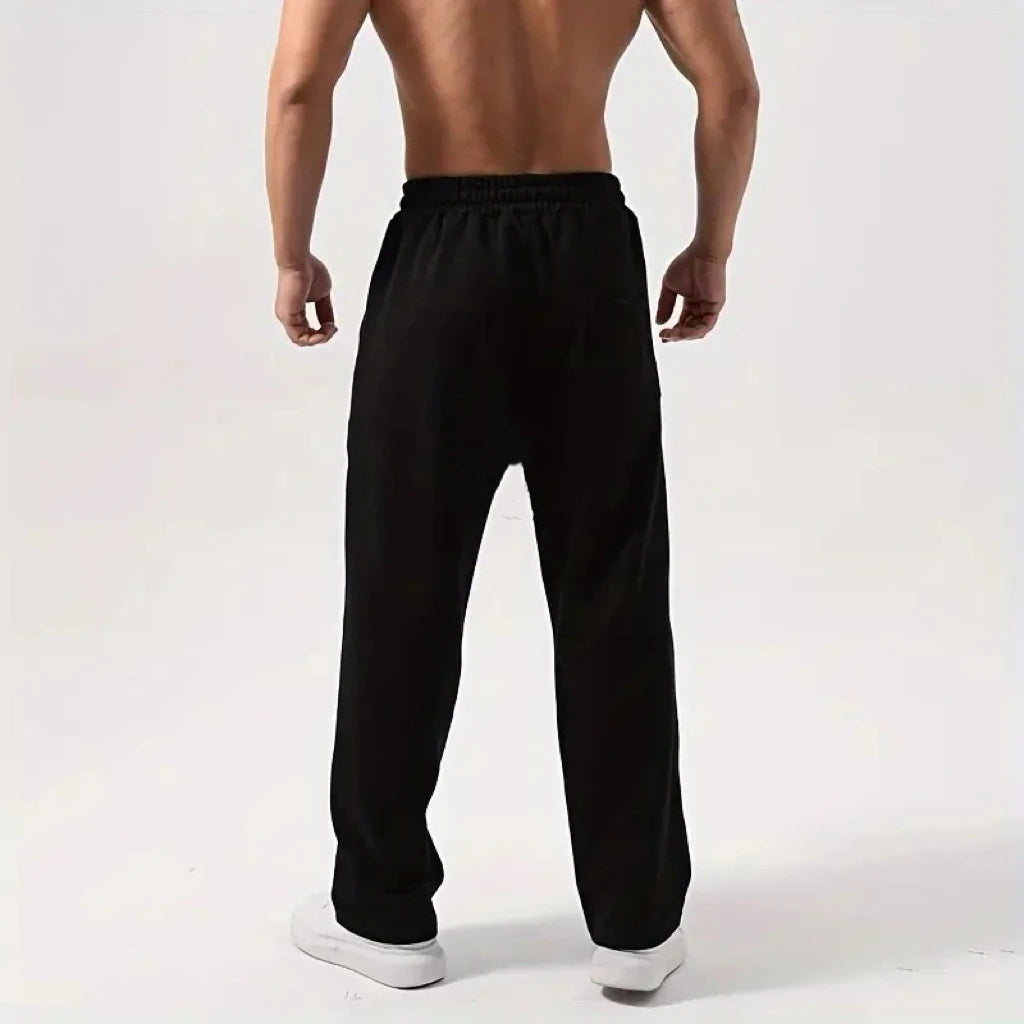 Jogging Homme Jambe Droite Y2K Rétro Loose Fit Hip Hop Casual Grandes Poches – Pantalon Streetwear Confortable Tendance | Mode Homme Urban