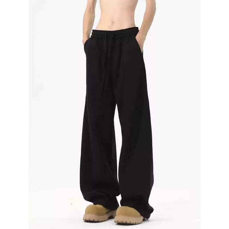 Jogging Homme Jambe Droite Y2K Rétro Loose Fit Hip Hop Casual Grandes Poches – Pantalon Streetwear Confortable Tendance | Mode Homme Urban
