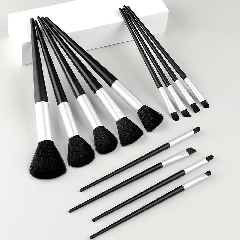 Set de Pinceaux Maquillage 13 Pièces - Synthétiques Premium
