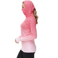 Bassdash Hoodie Anti-UV UPF 50+ Damen – Integrierte Gesichtsbedeckung & Daumenlöcher | Schnelltrocknend & Atmungsaktiv | Angeln, Wandern & Radfahren