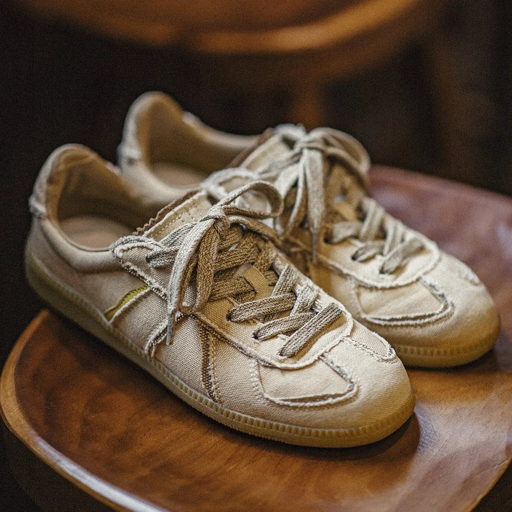 Maden Desert Dune Canvas Rétro Homme – Chaussures Sport Légères Semelle Douce Printemps Été