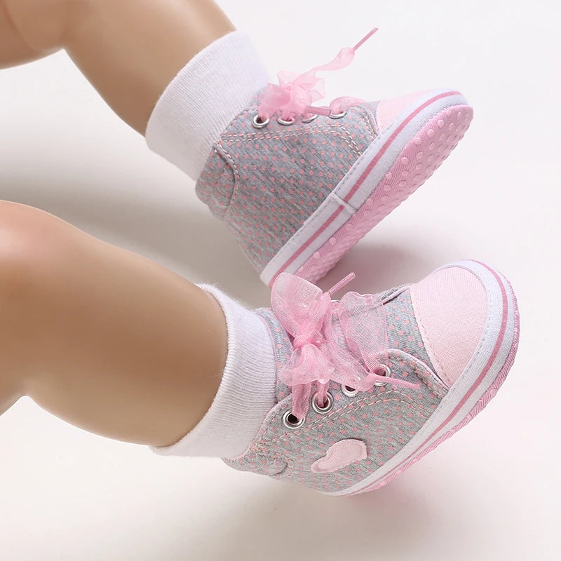 Chaussures Bébé Fille Rose Semelle Souple – Ballerines Légères Confortables Premiers Pas Casual