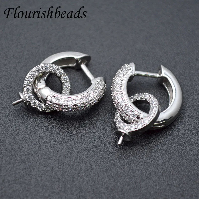 Ohrhaken Ohrringe 18k Gold Anlaufgeschützt Packung 30 Stk. – Glattes Premium-Finish | DIY Schmuck Zubehör für Hochzeit, Weihnachten & Bastelarbeiten