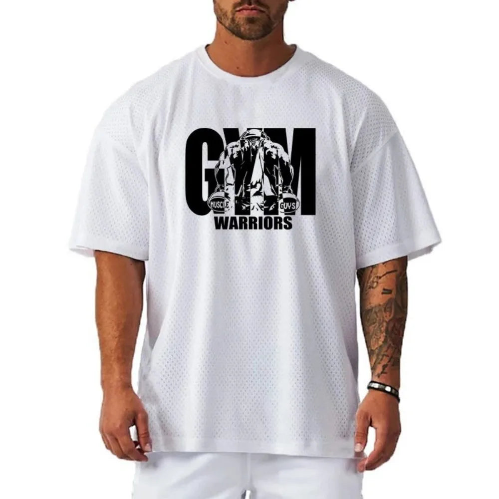 Herren Sport T-Shirt Gym Fitness Kurzarm Schnelltrocknend Atmungsaktiv Sommer Casual Fashion Leicht Bequem Leistungsstark – Premium Gym Fitness Sport T-Shirt | Herrenmode Sport Fitness Premium