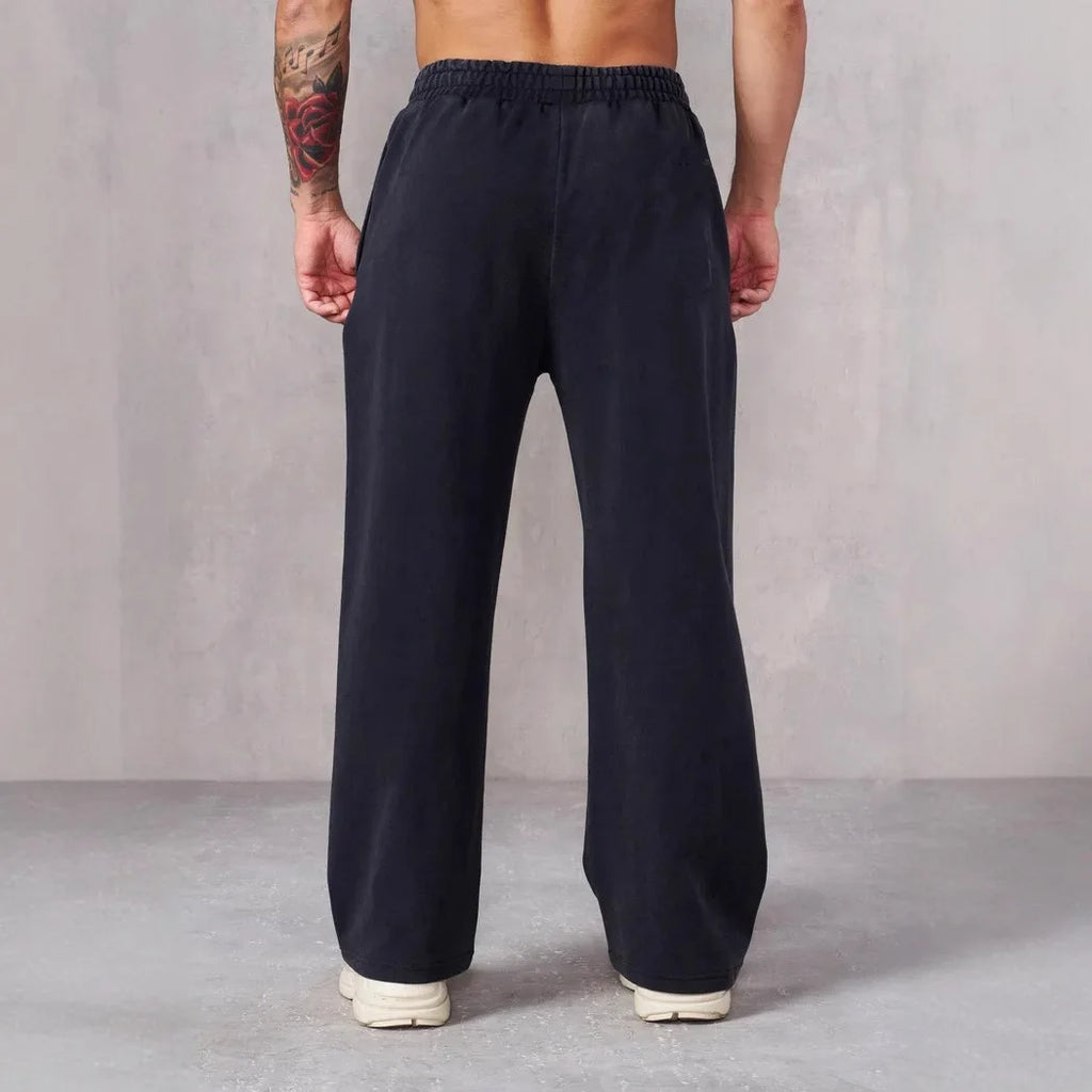 Jogging Homme Jambe Droite Y2K Rétro Loose Fit Hip Hop Casual Grandes Poches – Pantalon Streetwear Confortable Tendance | Mode Homme Urban
