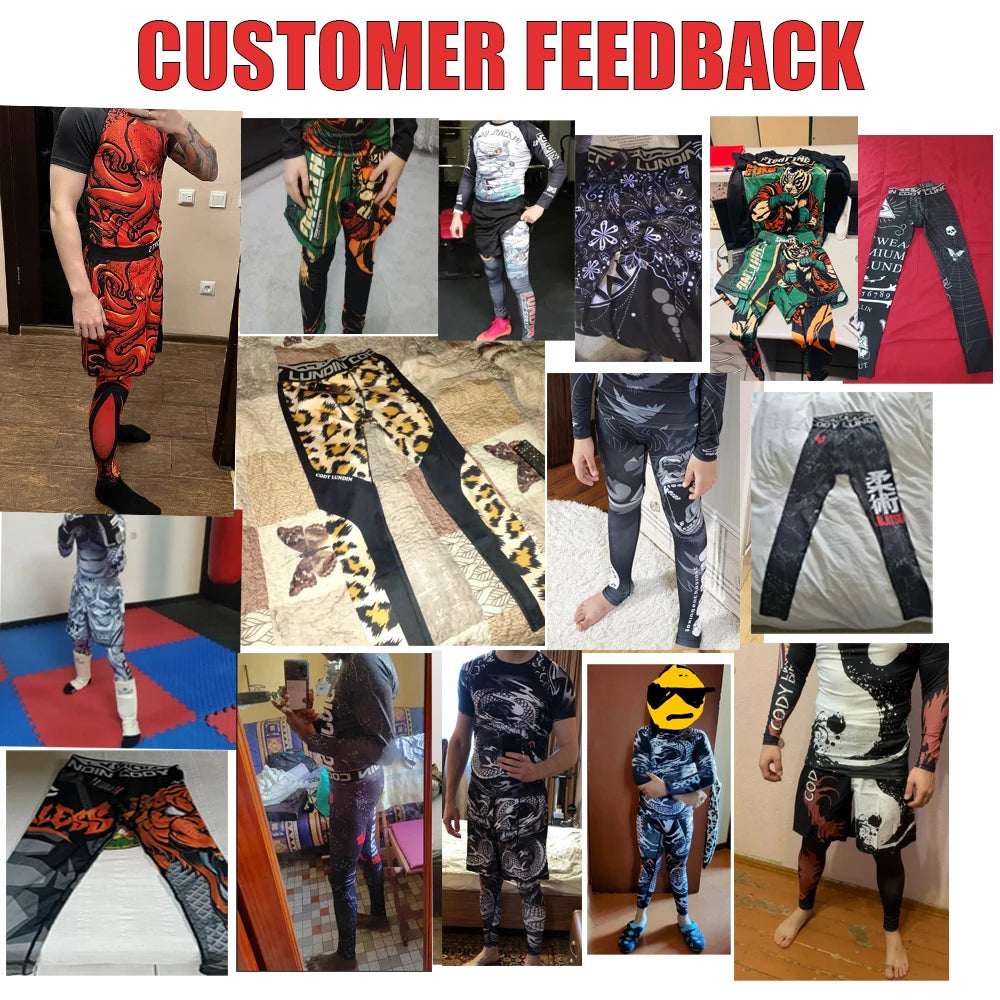 Leggings de Compression Homme - BJJ, Grappling & Fitness