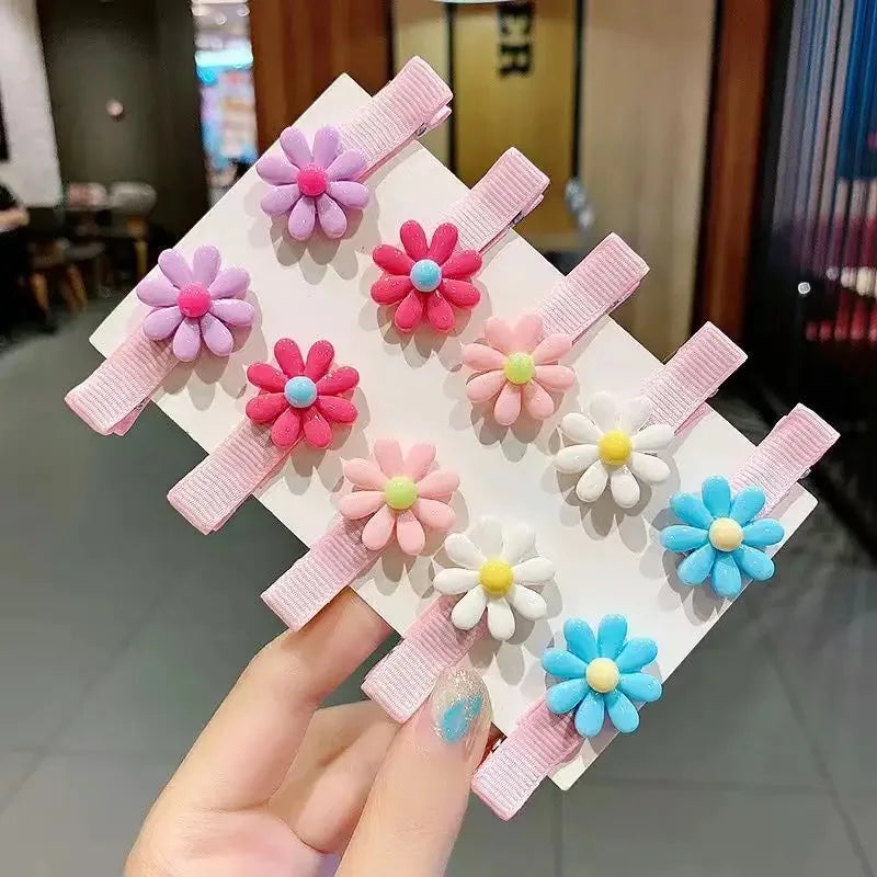 Lot 10/30 Pinces à Cheveux Fille Cartoon Couleurs Bonbon – Accessoires Cheveux Enfant Toddler Mignons