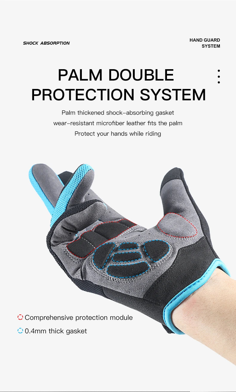 Gants VTT & Cyclisme Tactiles Anti-Chocs – Respirants & Légers | Mountain Bike, Fitness & Sport Outdoor | Printemps Été