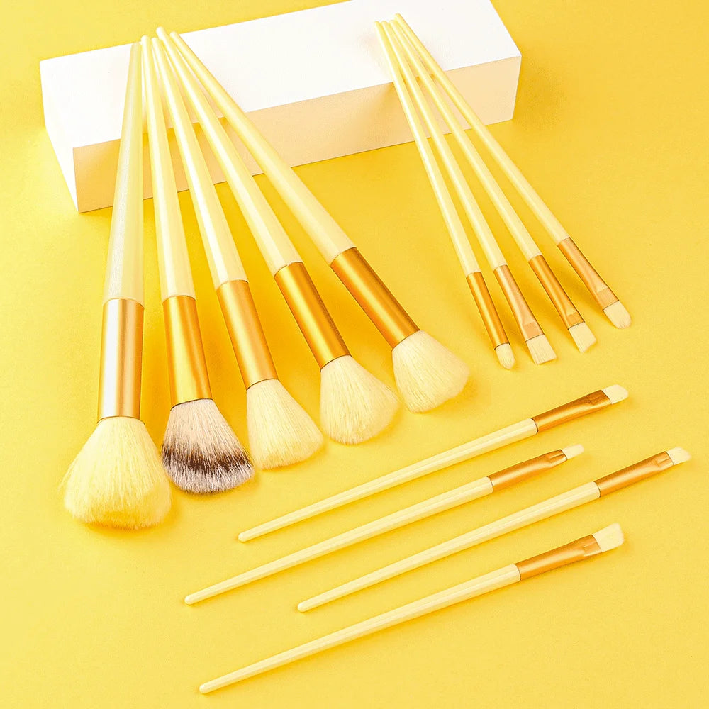 Set de Pinceaux Maquillage 13 Pièces - Synthétiques Premium