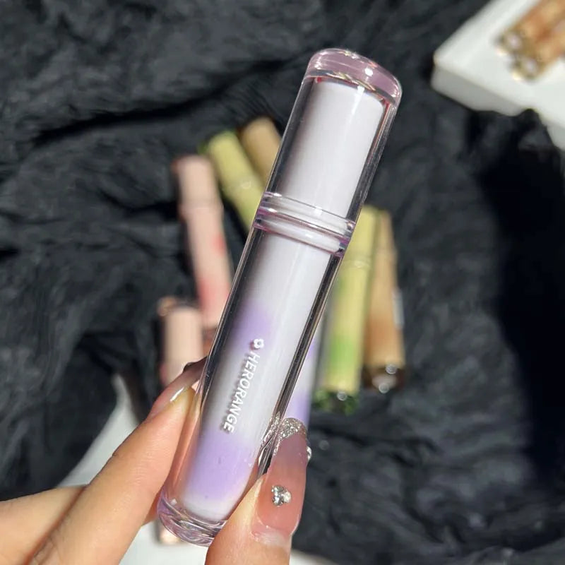 Gloss Miroir Iced Tea – Lip Glaze Jelly Transparent Waterproof | Rouge à Lèvres Liquide Effet Glacé