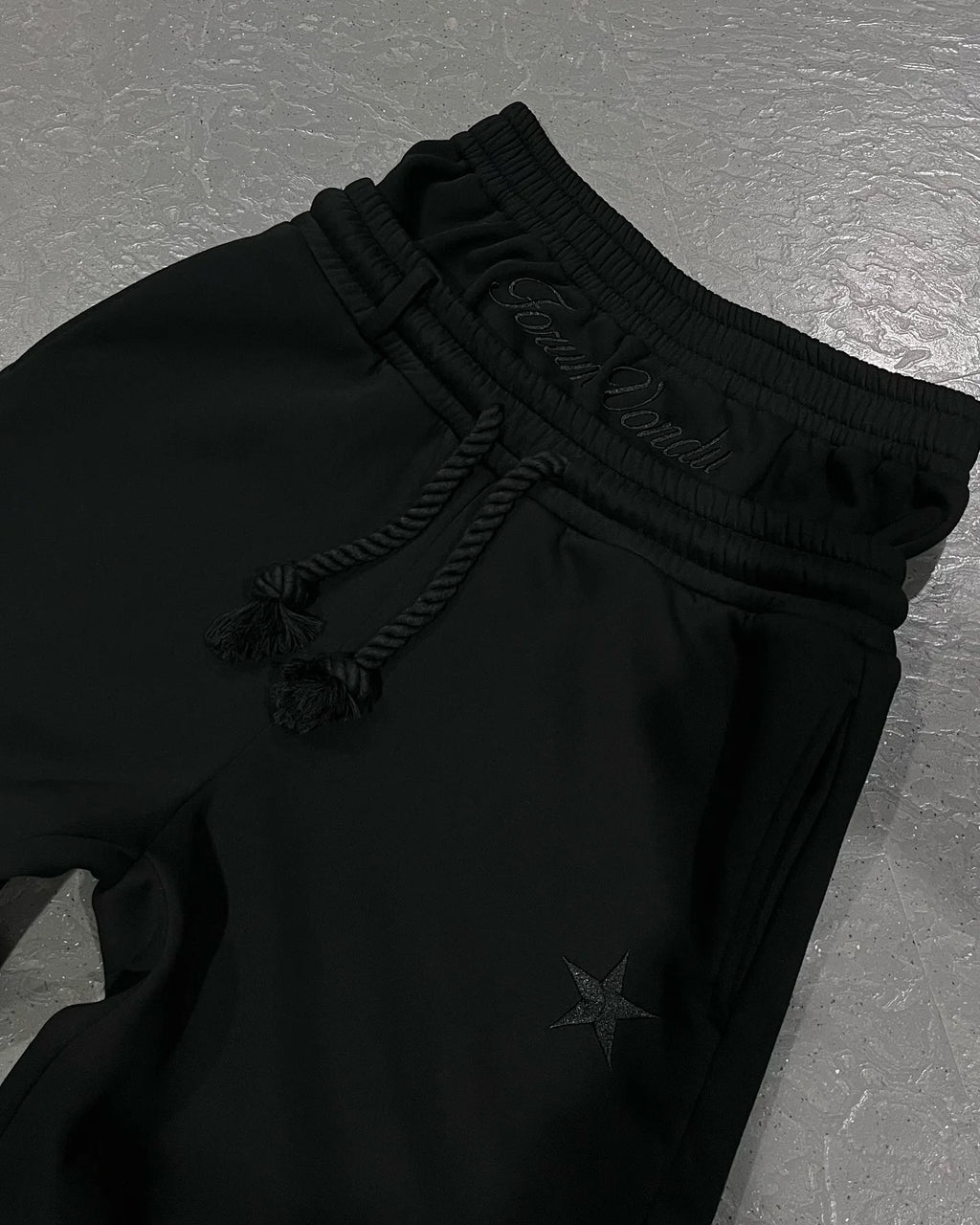 Jogging Harajuku Loose Double Taille Y2K Américain Couleur Unie Broderie Lettres Hip Hop Cordon Casual – Streetwear Unisexe | Mode Tendance